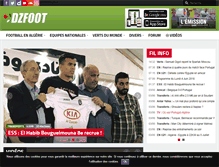 Tablet Screenshot of dzfoot.com